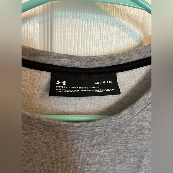 Under Armour Crewneck Coldgear Sweatshirt Size Large - Picture 2 of 3